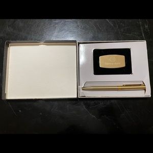 Zippo Tie clip and Pen gift set